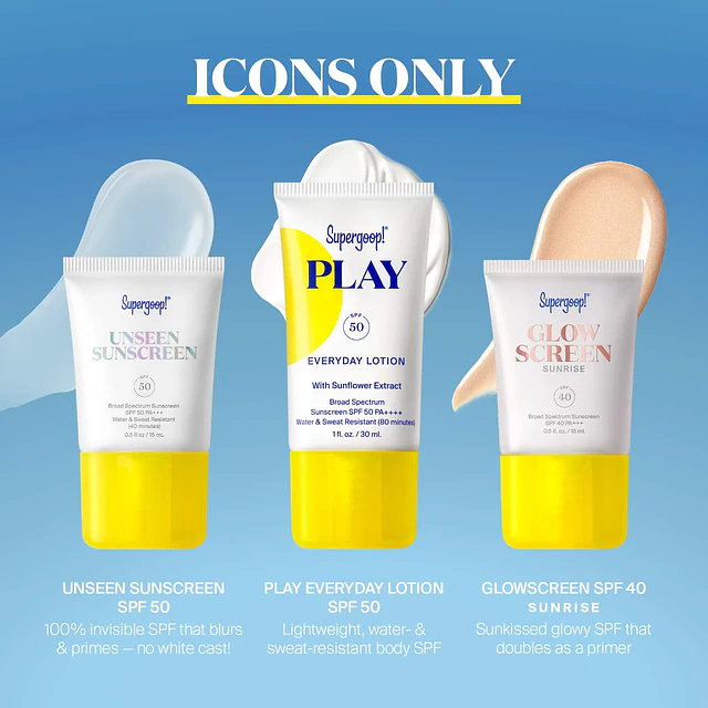 Icons Only SPF Bestseller Kit  19 | Ask a question|