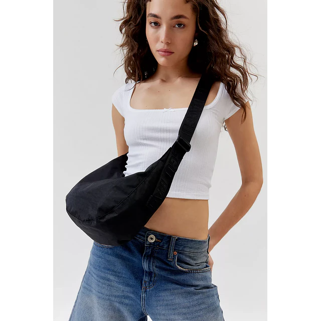 Medium Nylon Crescent Bag