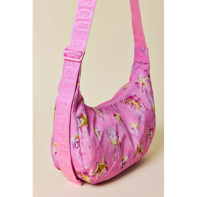 Medium Nylon Crescent Bag