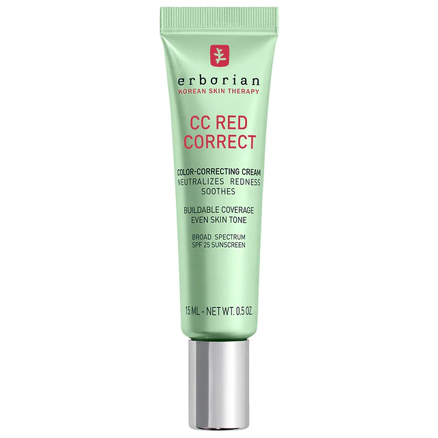 CC Red Correct Green Color-Corrector SPF 25 to Cover Redness