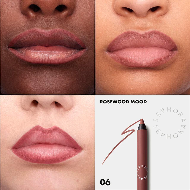 Colorful 8HR Longwear Transferproof Lip Liner 06 Rosewood Mood
