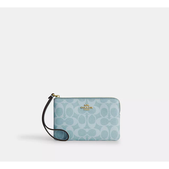 Corner Zip Wristlet