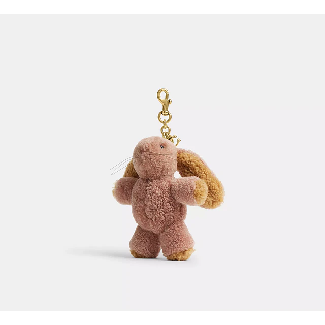 Floppy Bag Charm In Shearling