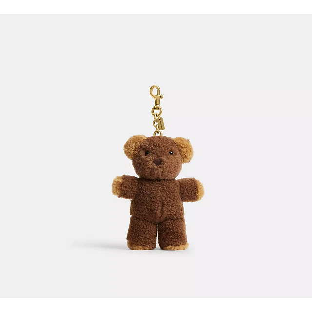 Floppy Bag Charm In Shearling