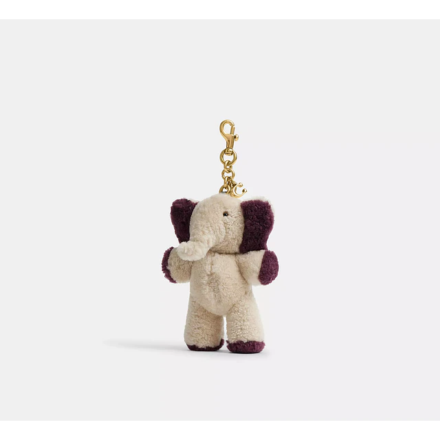Floppy Bag Charm In Shearling