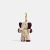 Floppy Bag Charm In Shearling