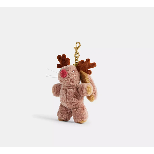 Floppy Bag Charm In Shearling