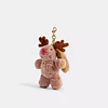 Floppy Bag Charm In Shearling