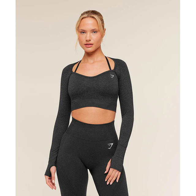 VITAL SWEETHEART NECK CROP TOP