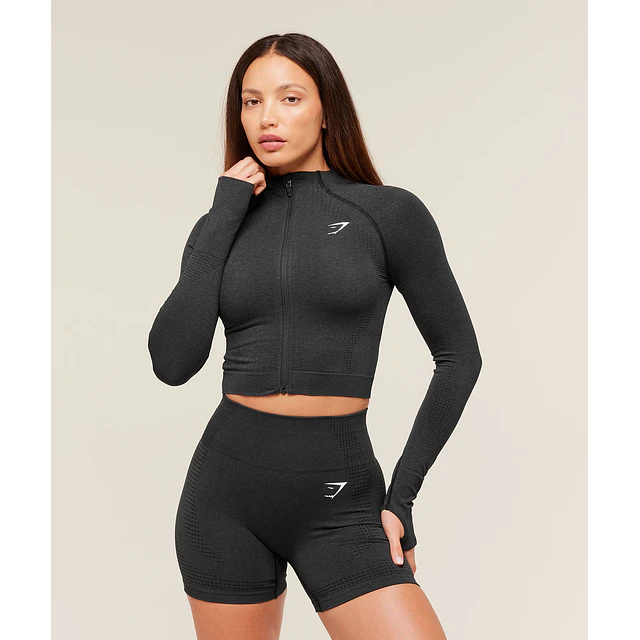 VITAL SEAMLESS MIDI ZIP 2.0 PULLOVER