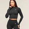 VITAL SEAMLESS MIDI ZIP 2.0 PULLOVER