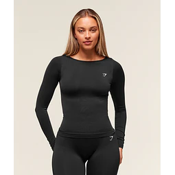  EVERYDAY SEAMLESS WIDE NECK LONG SLEEVE TOP