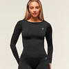  EVERYDAY SEAMLESS WIDE NECK LONG SLEEVE TOP