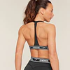 LIGHT SUPPORT HALTER NECK LOGO SPORTS BRA