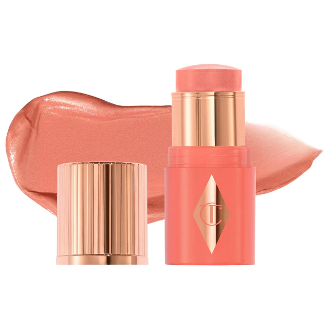 Mini Unreal Lip + Cheek Glow Blush Stick with Hyaluronic Acid