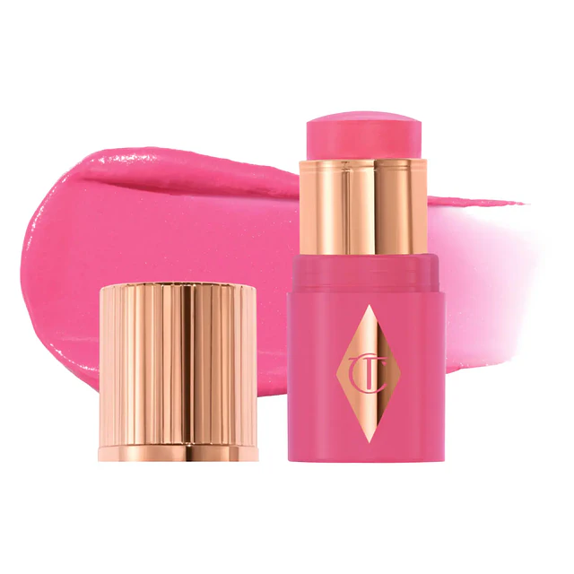 Mini Unreal Lip + Cheek Glow Blush Stick with Hyaluronic Acid