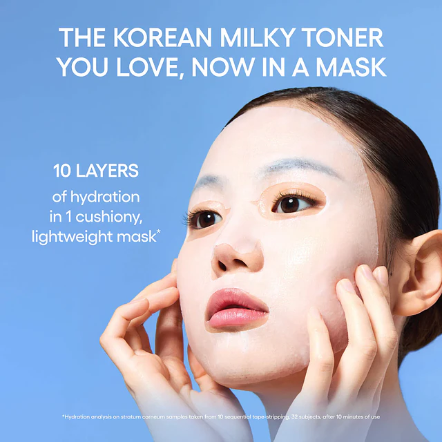 Cream Skin Milky Hydration Sheet Mask with Ceramides & Peptides