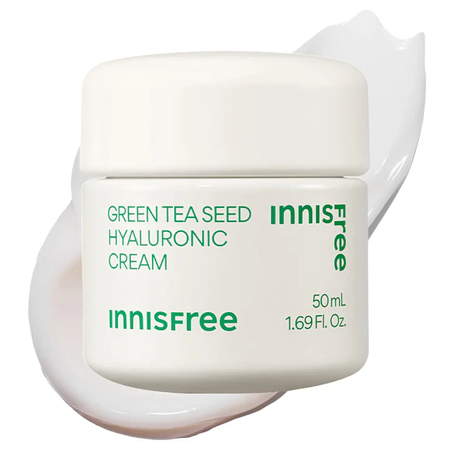 Green Tea Hyaluronic Acid Korean Hydrating Moisturizer for Skin Barrier Repair​