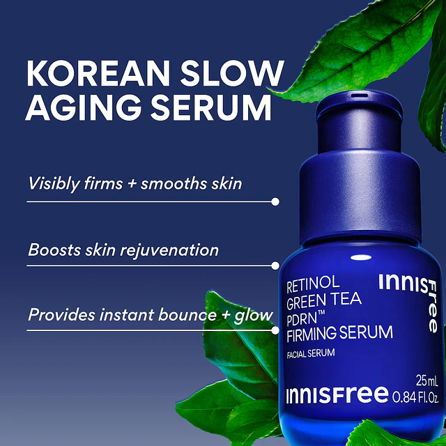 Retinol Green Tea PDRN™ Korean Firming & Smoothing Serum for Slow-Aging