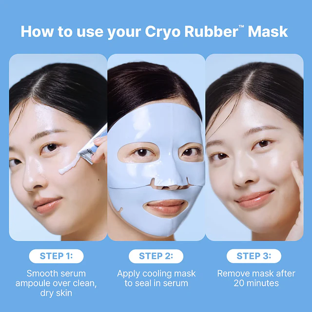 Cryo Rubber™ Moisturizing Face Mask with Hyaluronic Acid