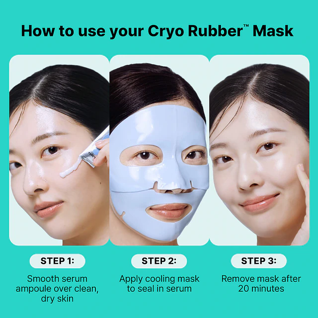 Cryo Rubber™ Soothing Face Mask with Allantoin