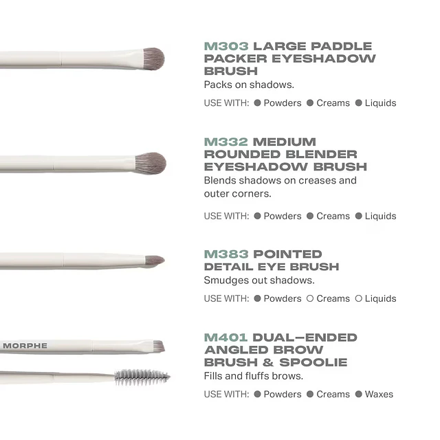 Best of Blends 8-Piece Face & Eye Brush Set