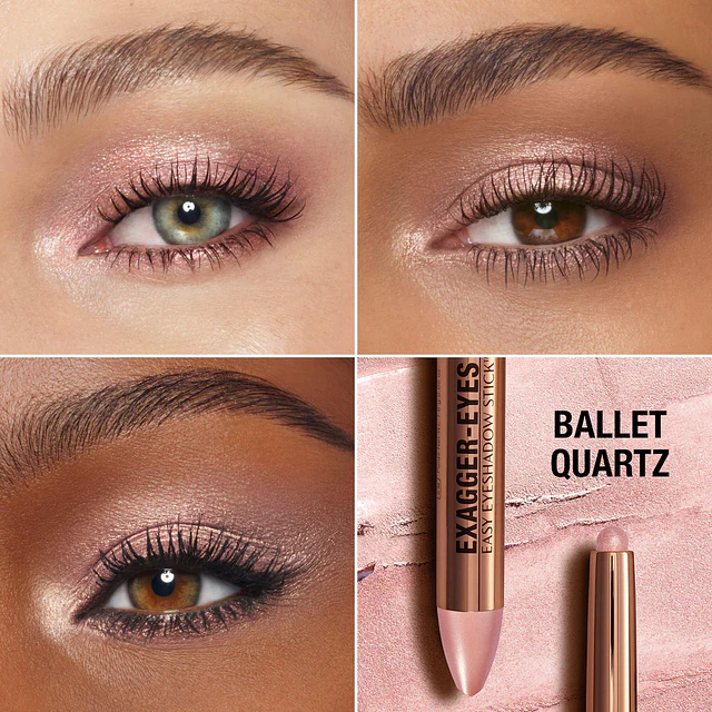Exagger-Eyes Waterproof Eyeshadow Stick Ballet Quartz 