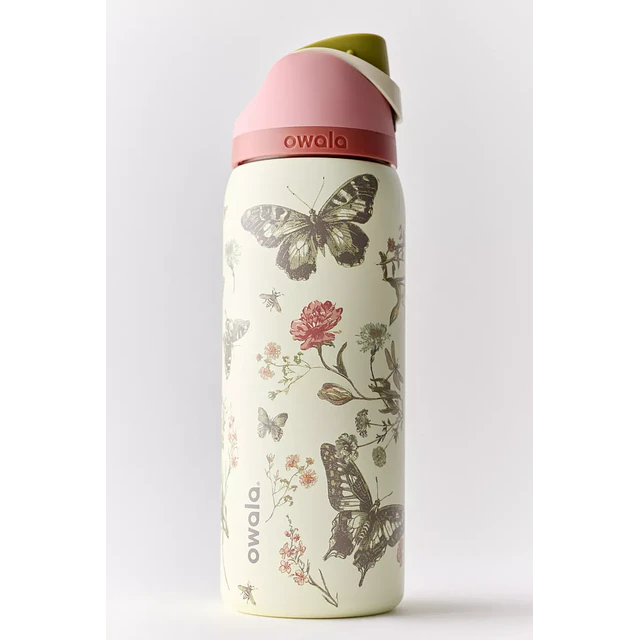 Boho Butterfly FreeSip 32 oz Water Bottle