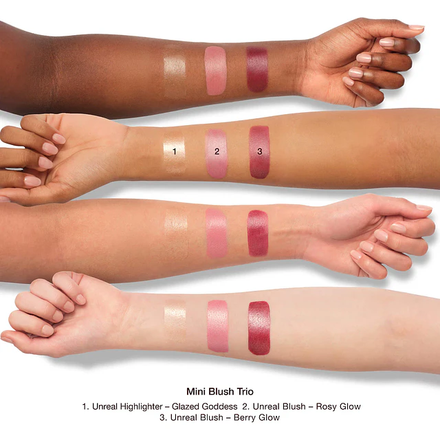 Mini Unreal Blush + Glow Trio