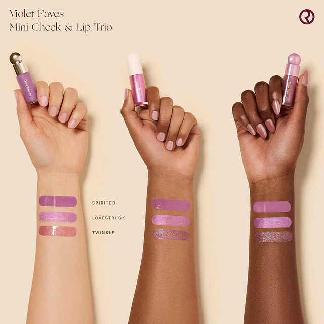 Violet Faves Mini Cheek and Lip Trio Makeup Gift Set