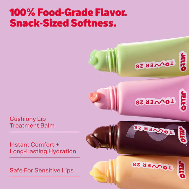 JELL-O™  X TOWER 28 Lil' Pudding Mini Lip Softie Gift Set