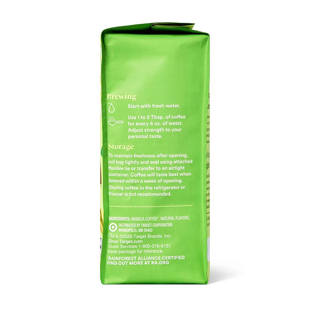 Naturally Flavored Pistachio Vanilla Light Roast Ground Coffee 