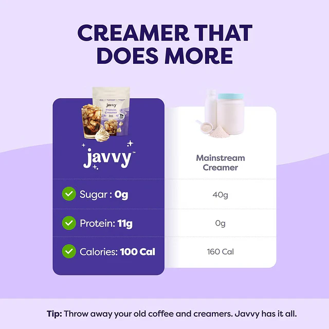 Javvy Sweet Cream Collagen Coffee Creamer 