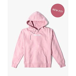 Embroidered Pink Hoodie