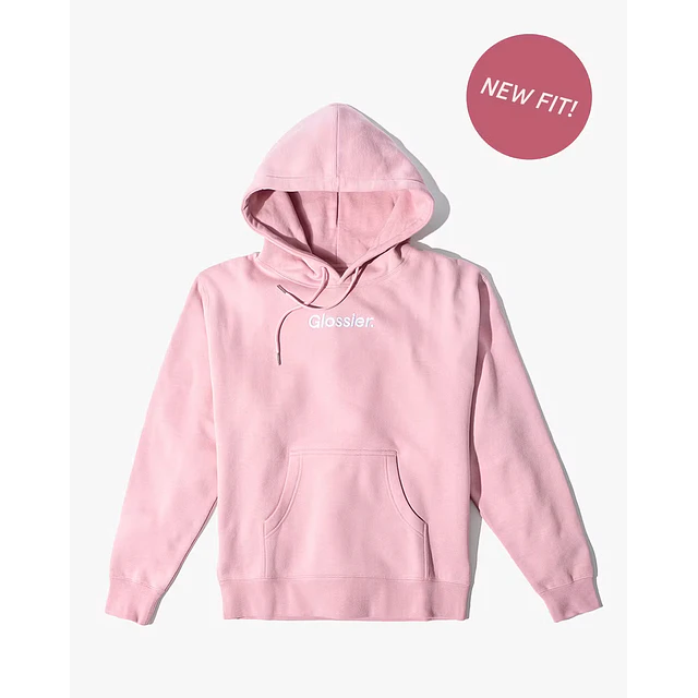 Embroidered Pink Hoodie