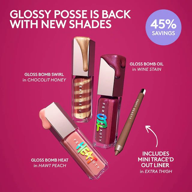 Glossy Posse IX 4-Piece Lip Makeup Gift Set