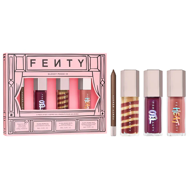 Glossy Posse IX 4-Piece Lip Makeup Gift Set