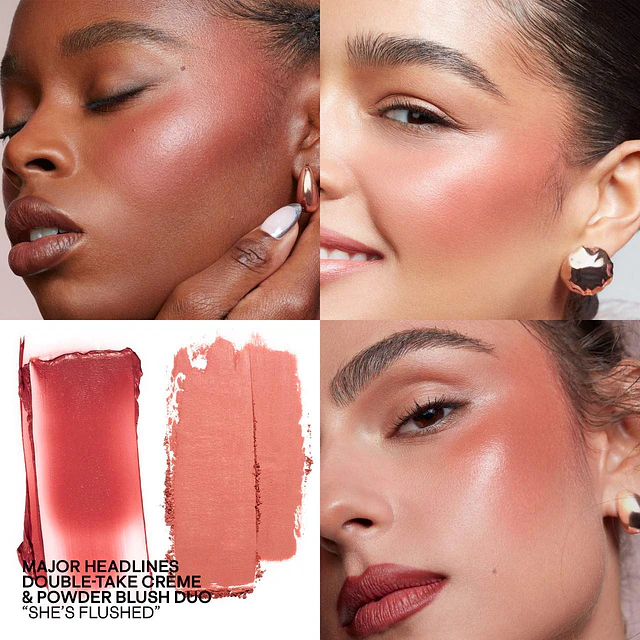 Major Headlines Double-Take Crème & Powder Blush Duo She's Flushed