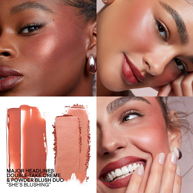 Major Headlines Double-Take Crème & Powder Blush Duo She's Blushing
