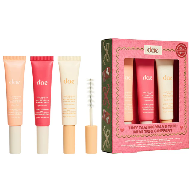 Mini Cactus Fruit 3-in-1 Styling Cream Taming Wand Trio Set
