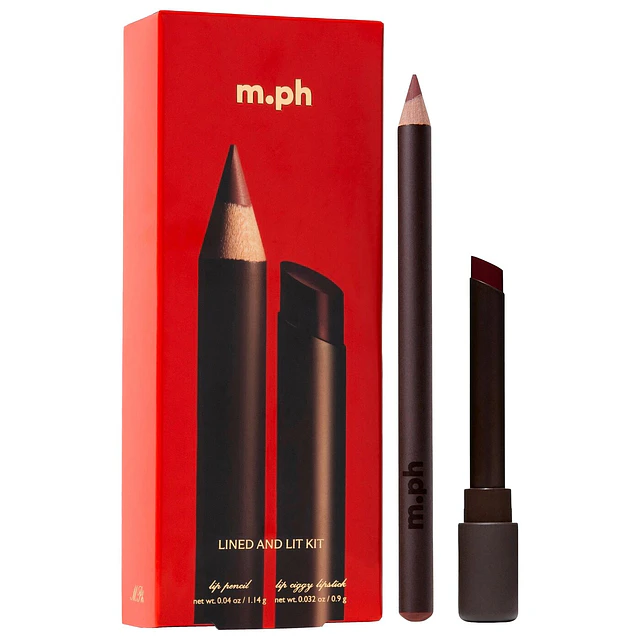 Lined & Lit Lipstick & Lip Liner Gift Set
