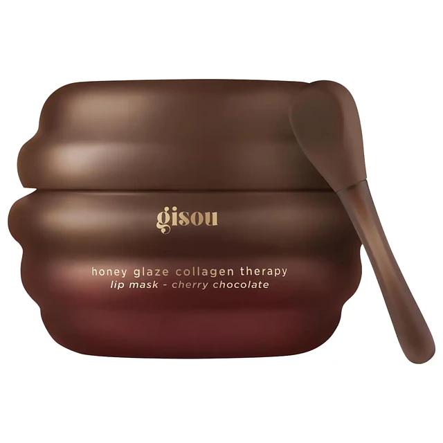 Gisou  Honey Glaze Collagen Therapy Lip Mask Cherry Chocolate