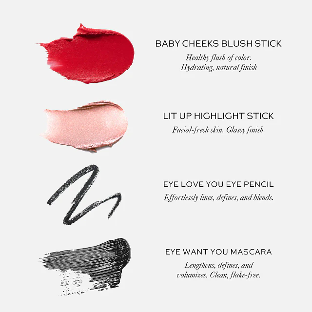 Mini Petite Party Eye & Cheek Makeup Gift Set  