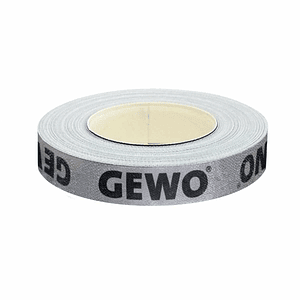 GEWO Edge Tape 12mm/5m negro/plata