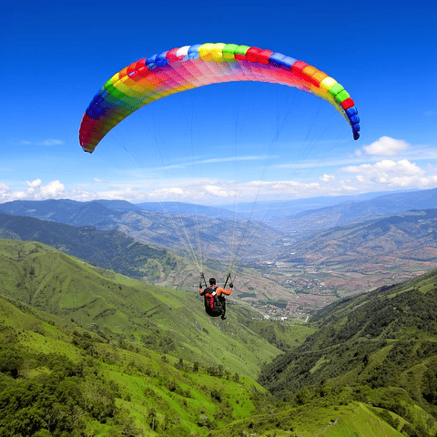 Vuelo en Parapente en Sopó