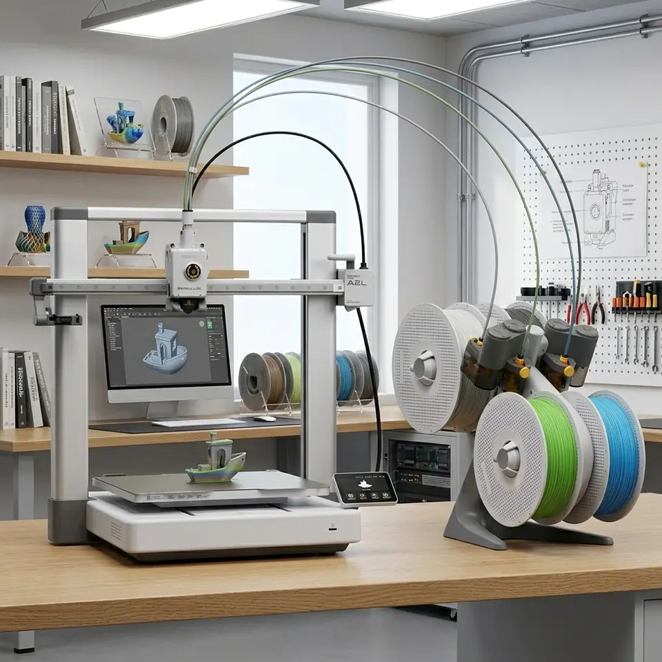Impresora 3D FDM Bambu Lab A2L Combo AMS Lite 1