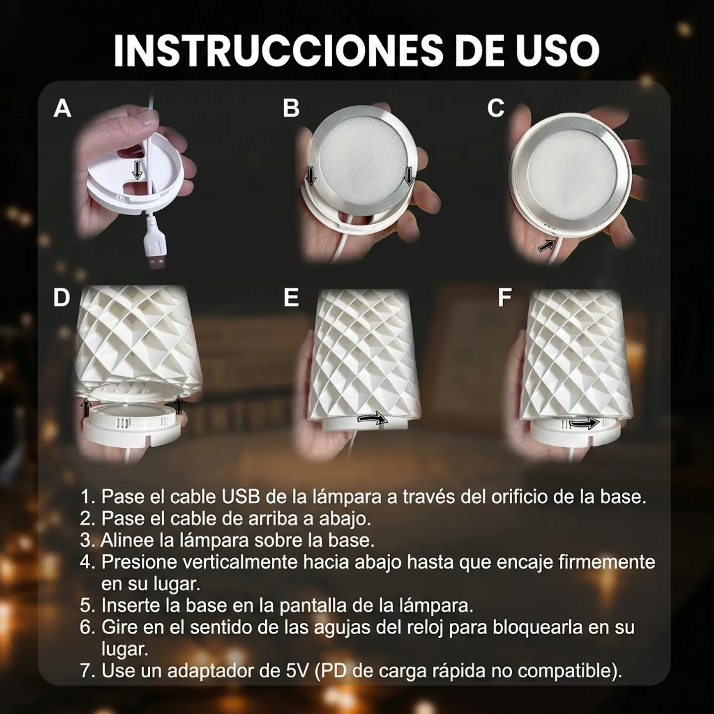 Lámpara LED MH001 Tricolor para proyectos en impresión 3D  4