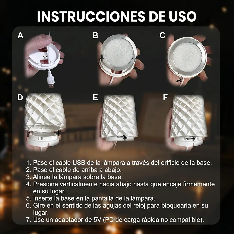 Lámpara LED MH001 Tricolor para proyectos en impresión 3D  4