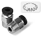 Conector neumático PC4-M10 para tubo de PTFE - Miniatura 1