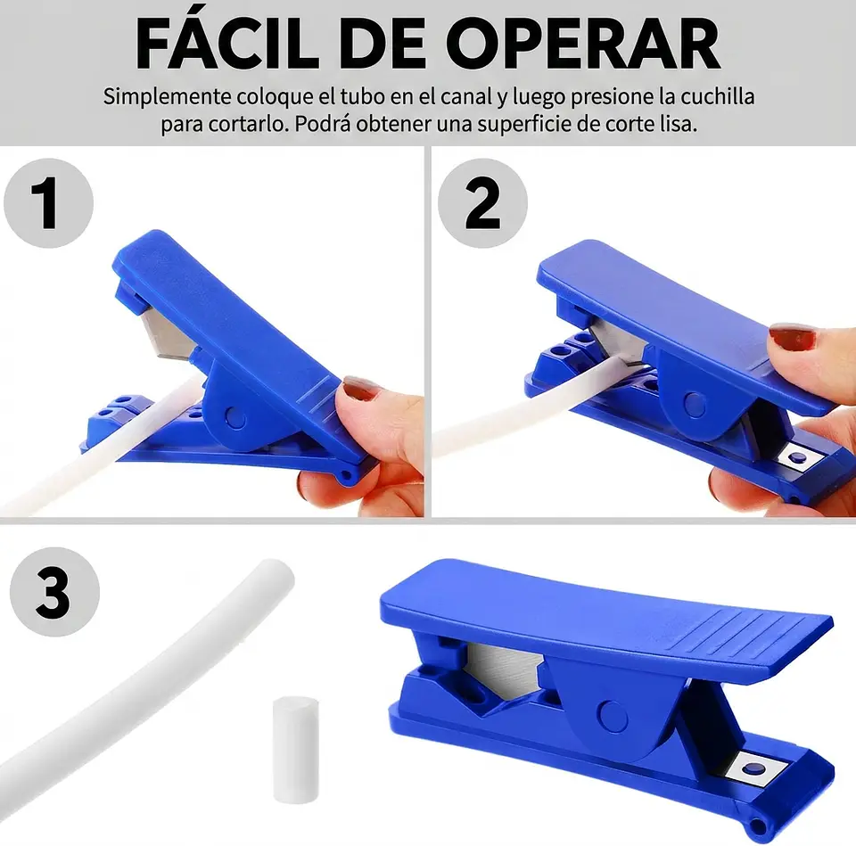 Cortador de tubos de Teflón hasta 3/4